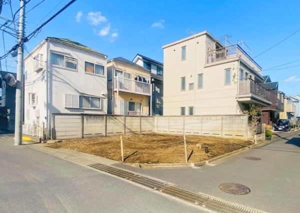 座間市小松原2丁目　建築条件なし売地