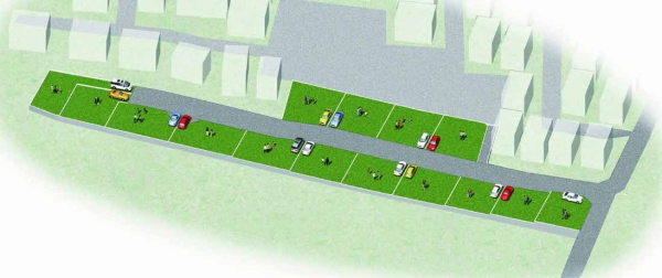 大和市下鶴間　建築条件なし売地　No11
