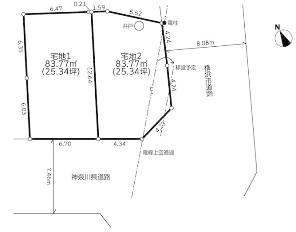 横浜市泉区上飯田町　全2区画　1区画