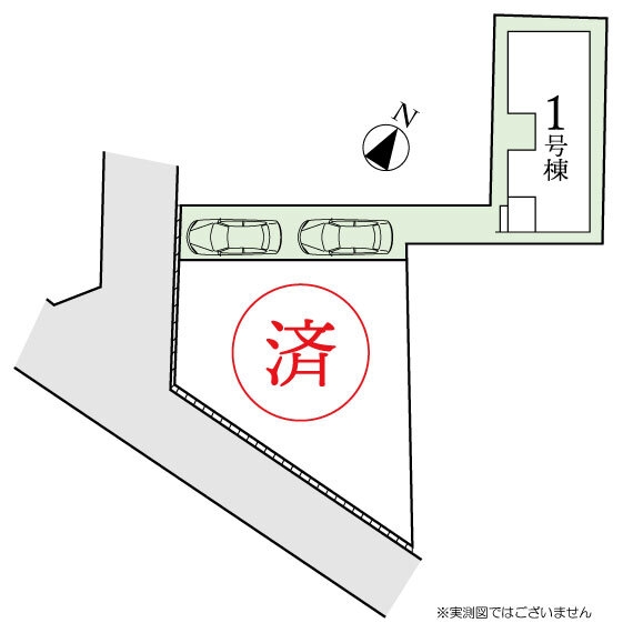 大和市西鶴間2丁目　新築戸建　全2棟　1号棟