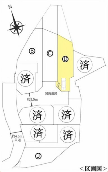 横浜市戸塚区平戸町　新築戸建　全10棟　D号棟
