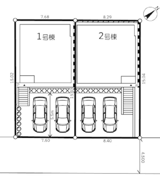 横浜市旭区中沢3丁目　新築戸建　全2棟　1号棟