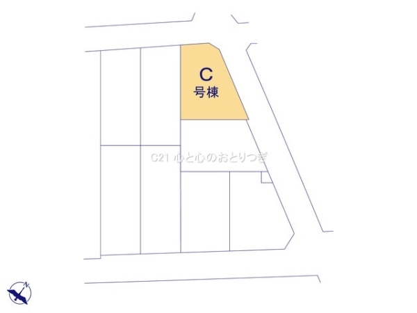 座間市ひばりが丘2丁目　新築分譲住宅　C号棟