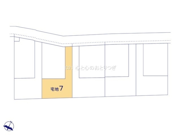 相模原市南区上鶴間2丁目3期　建築条件付き売地　宅地7