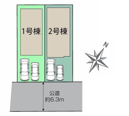 相模原市南区相模台6丁目2期　新築分譲住宅　1号棟