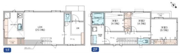 横浜市泉区上飯田町　新築戸建　全２棟　1号棟