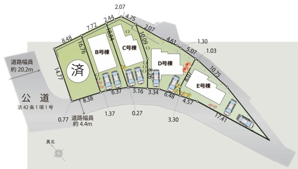 横浜市旭区上川井町　新築戸建　全5棟　E号棟