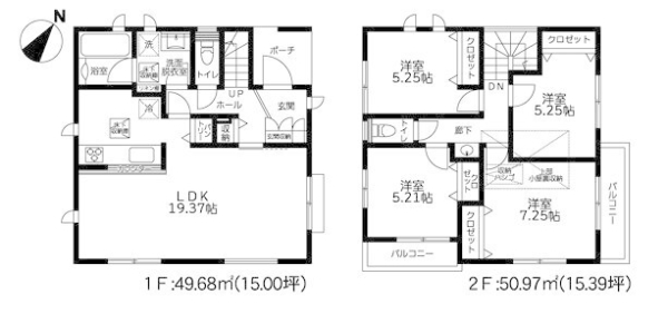 相模原市南区大野台2丁目2期　新築分譲住宅　2号棟