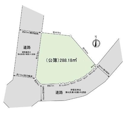 町田市つくし野4丁目　建築条件なし売地
