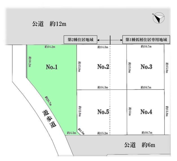 相模原市中央区田名塩田２丁目の土地