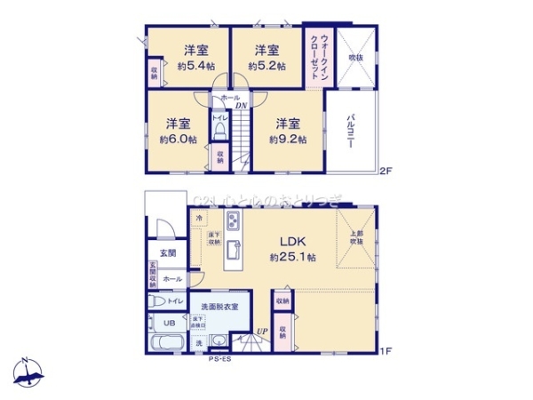 座間市座間1丁目4期　新築分譲住宅　2号棟