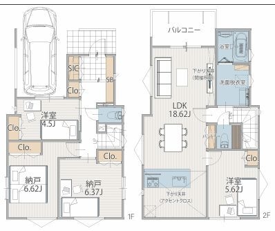横浜市戸塚区戸塚町　新築戸建　全3棟　2号棟