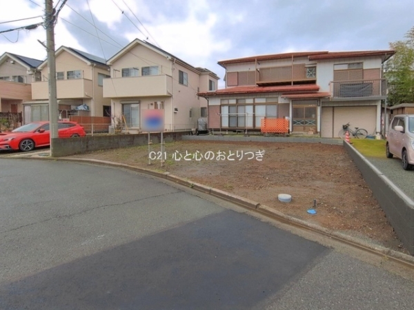 座間市新田宿　建築条件なし売地