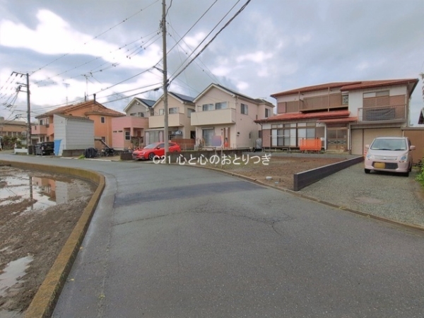 座間市新田宿　建築条件なし売地
