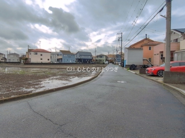 座間市新田宿　建築条件なし売地