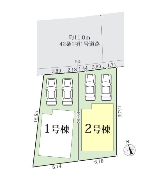 座間市立野台3丁目10期　新築分譲住宅　2号棟