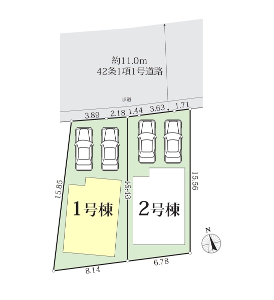 座間市立野台3丁目10期　新築分譲住宅　1号棟