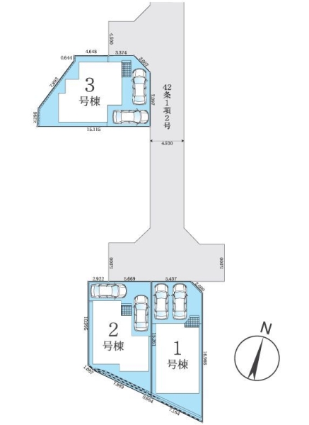 藤沢市長後　新築戸建　全3棟　1号棟
