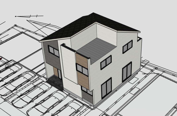 八王子市中山　新築分譲住宅　2号棟