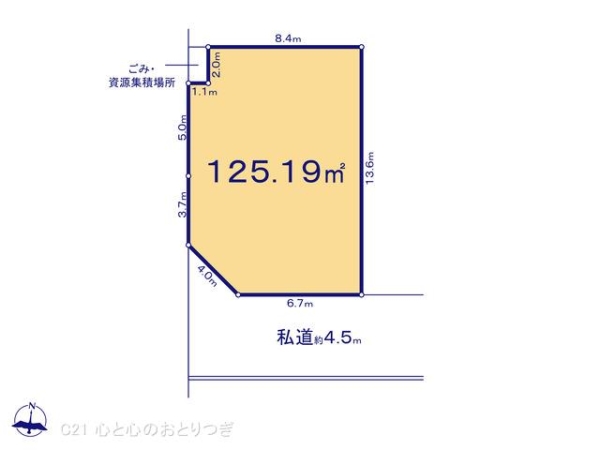 相模原市南区磯部25　1期　建築条件付き売地　1区画