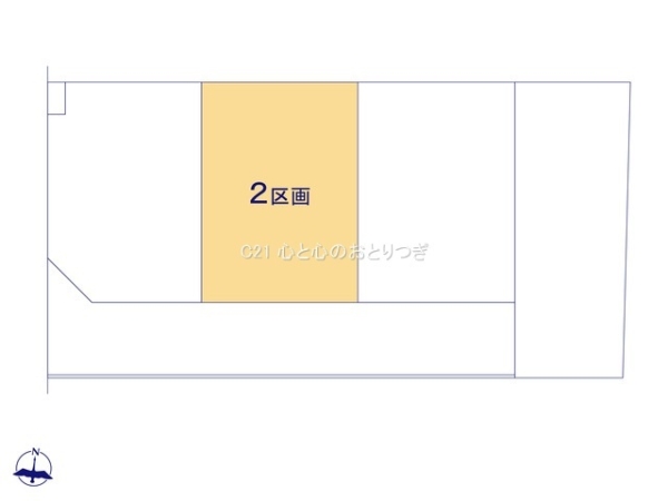 相模原市南区磯部25　1期　建築条件付き売地　2区画