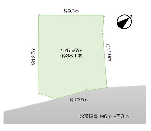 相模原市南区新戸　建築条件なし売地