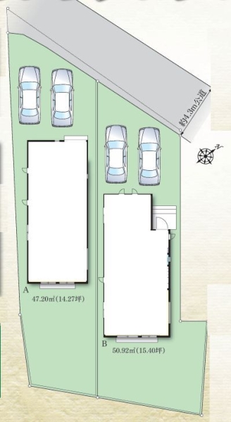 横浜市泉区下和泉4丁目　新築戸建　全2棟　A号棟