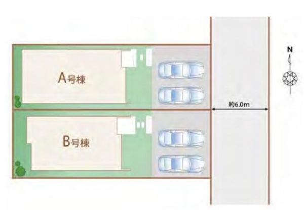 藤沢市湘南台6丁目　新築戸建　全2棟　A号棟