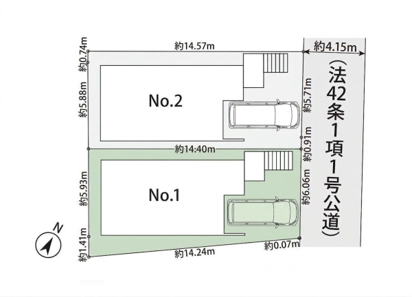 相模原市南区上鶴間3丁目2期　新築分譲住宅　No1