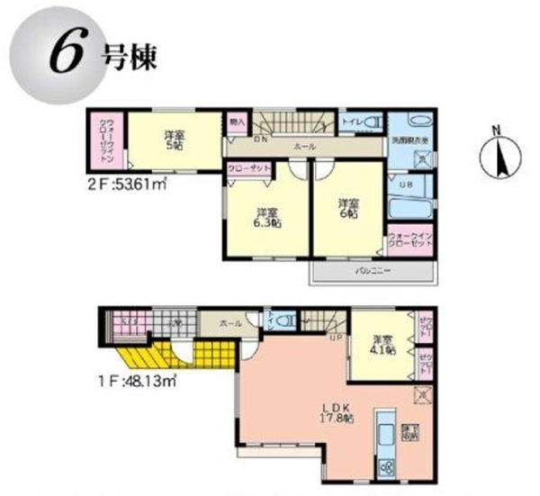 横浜市戸塚区上矢部町　新築戸建　全6棟　6号棟