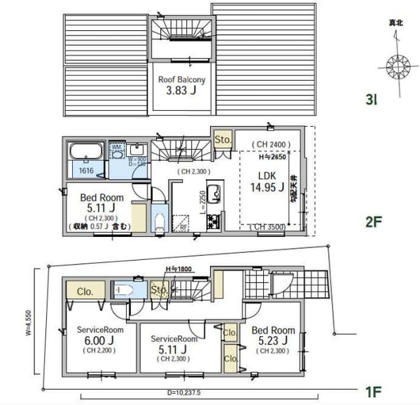横浜市泉区和泉中央南5丁目　新築戸建　全4棟　1号棟