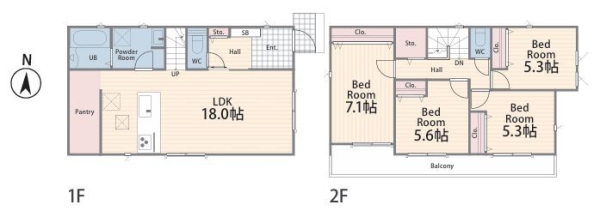 座間市座間1丁目1期　新築分譲住宅　No3