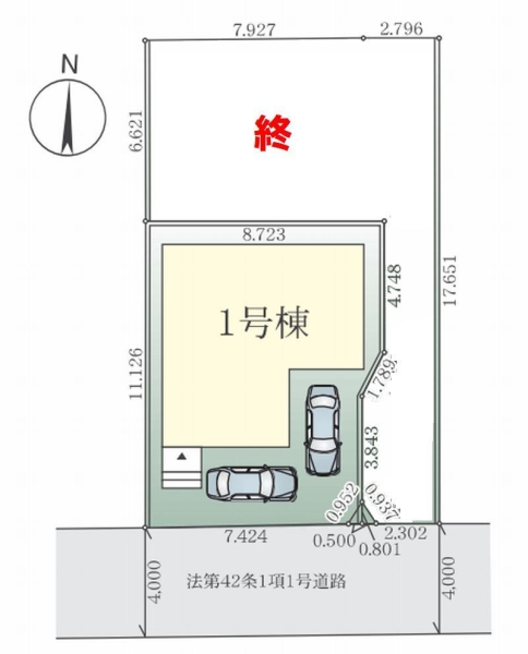 大和市福田　新築戸建　全2棟　1号棟