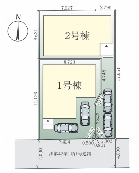 大和市福田　新築戸建　全2棟　1号棟