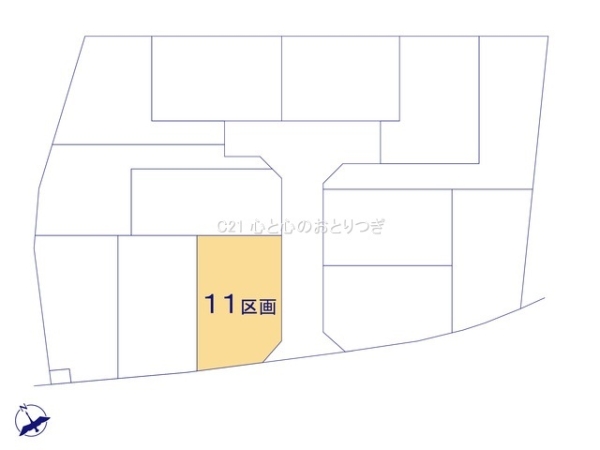 相模原市中央区田名第36II期　建築条件なし売地　11区画