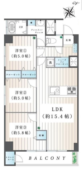 市ドリームハイツ3号棟
