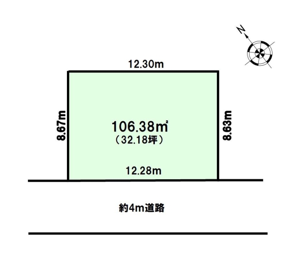 相模原市南区若松6丁目　建築条件なし売地
