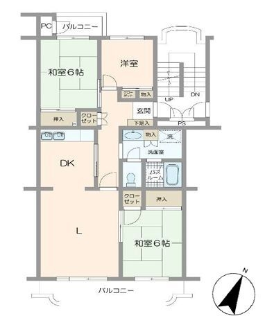 コーポ下鶴間７号棟