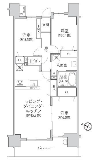 日神パレステージ小田急相模原フロント