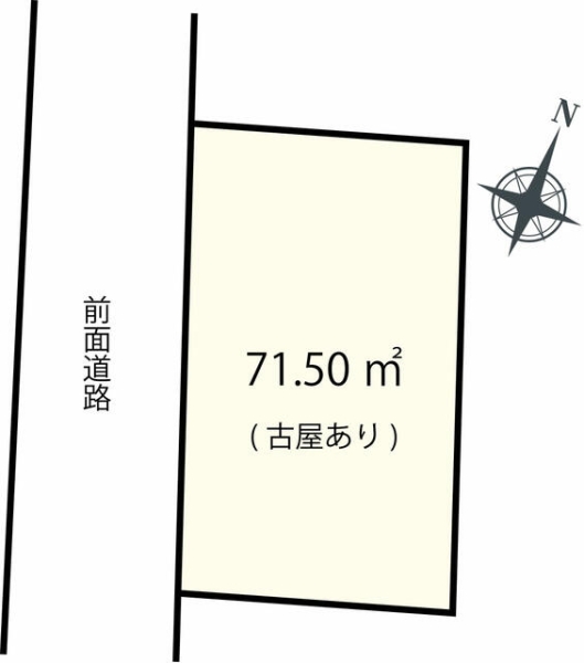 座間市相模が丘3丁目 建築条件なし売地