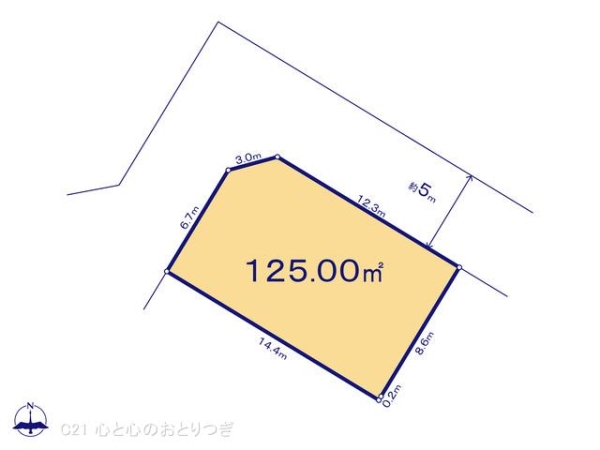 町田市上小山田町の土地