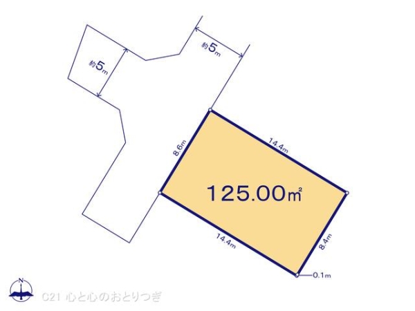 町田市上小山田町の土地