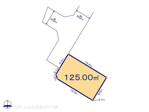 町田市上小山田町の土地