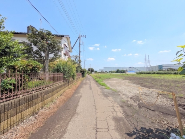 座間市栗原の土地