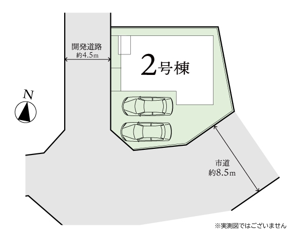 大和市下鶴間　新築分譲住宅　2号棟