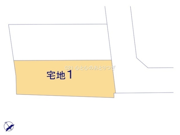相模原市南区御園1丁目　建築条件付き売地　宅地1