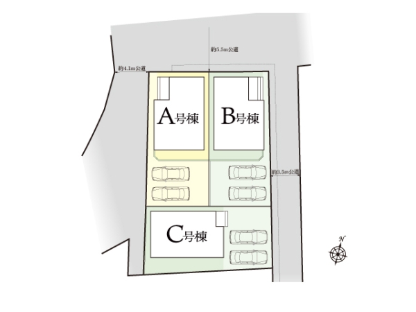 相模原市南区新戸　新築分譲住宅　A号棟