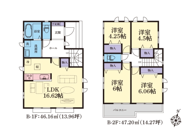 相模原市南区新戸 新築分譲住宅 B号棟