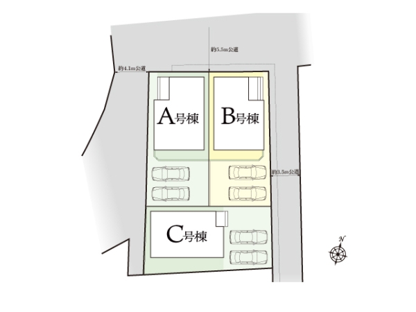 相模原市南区新戸　新築分譲住宅　B号棟