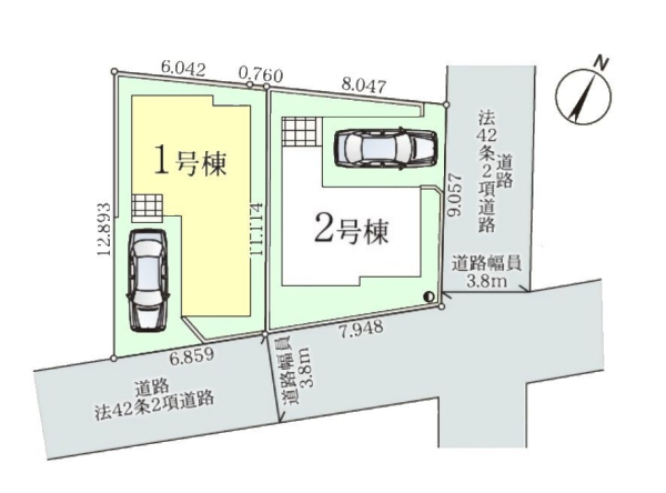 座間市相模が丘4丁目　新築分譲住宅　1号棟